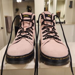 Womens Dr. Martens Combs Tech Boot - Peach Beige Cyclone Size 8